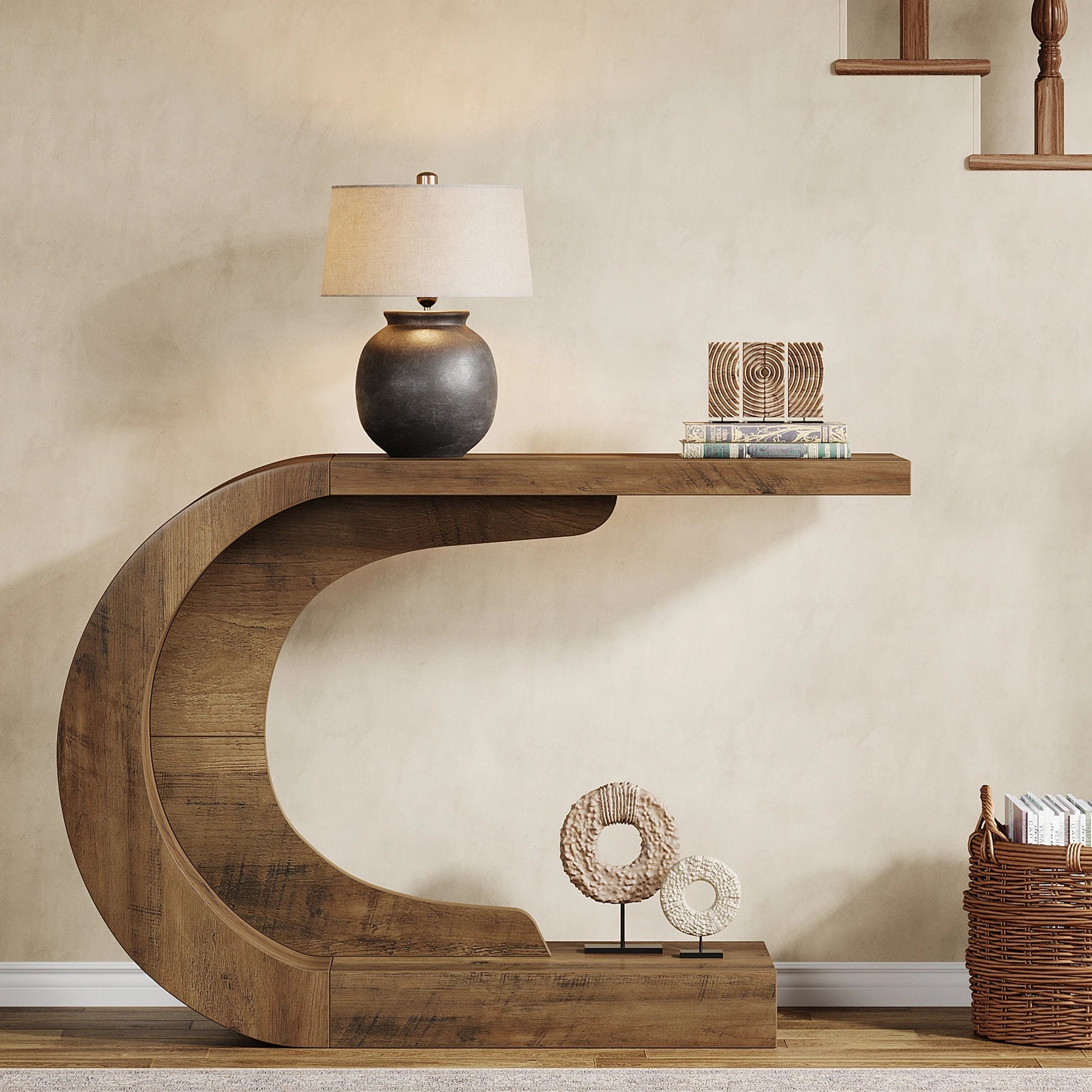 Table Console Courbe Contemporaine - Maison Du Design