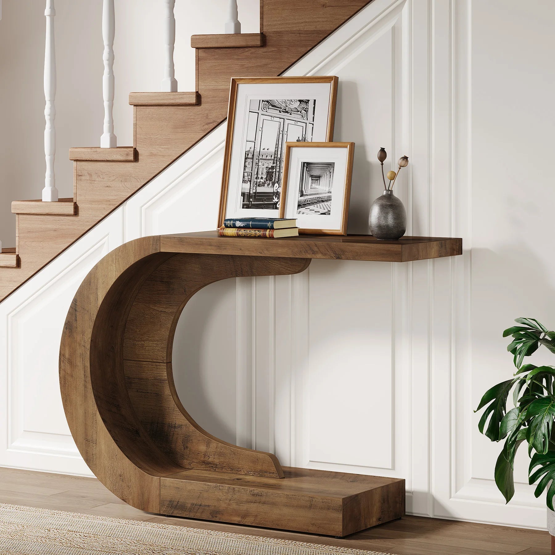 Table Console Courbe Contemporaine - Maison Du Design